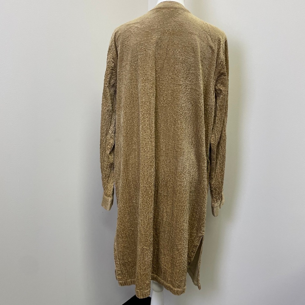 Pure Jill J.Jill Textured Corduroy Duster L Button Front Longline Shirt Jacket - Picture 5 of 16